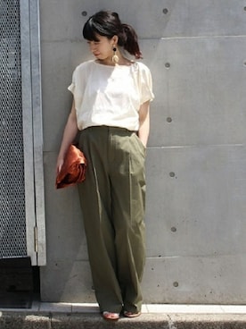 JOURNAL STANDARD 本社スタッフBさん（レディース・160cm）の春コーディネート