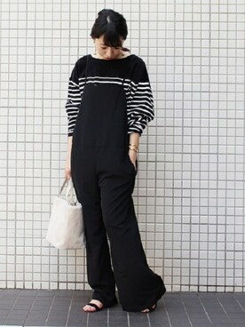 「コンビネゾン」｜JOURNAL STANDARD 本社スタッフBさん（レディース・160cm）の夏コーディネート