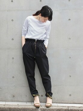 JOURNAL STANDARD 本社スタッフBさん（レディース・160cm）の夏コーディネート