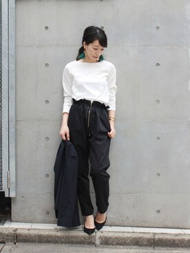 「journal standard L'essage（ジャーナルスタンダードレサージュ）のアイテム」を使った、JOURNAL STANDARD 本社スタッフBさん（レディース・160cm）の秋コーディネート