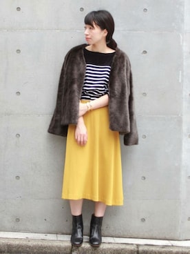 JOURNAL STANDARD 本社スタッフBさん（レディース・160cm）の秋コーディネート