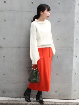 JOURNAL STANDARD 本社スタッフBさん（レディース・160cm）の冬コーディネート