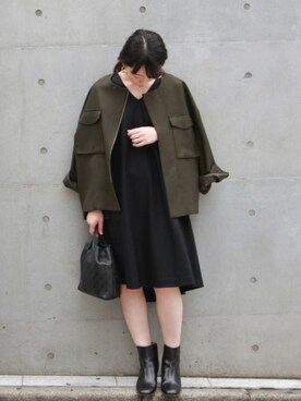 JOURNAL STANDARD 本社スタッフBさん（レディース・160cm）の冬コーディネート