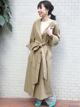 JOURNAL STANDARD 本社スタッフBさん(レディース・160cm)の冬コーディネート