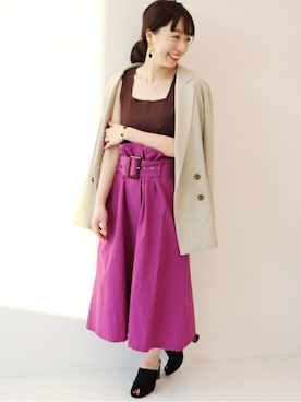 JOURNAL STANDARD 本社スタッフBさん（レディース・160cm）の春コーディネート