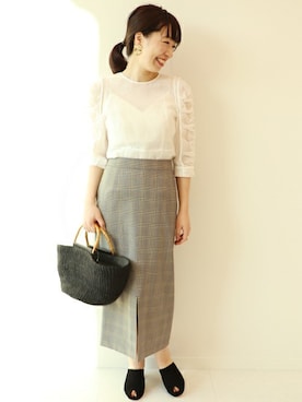 JOURNAL STANDARD 本社スタッフBさん（レディース・160cm）の春コーディネート