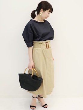 JOURNAL STANDARD 本社スタッフBさん（レディース・160cm）の春コーディネート