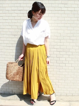 「journal standard L'essage（ジャーナルスタンダードレサージュ）のアイテム」を使った、JOURNAL STANDARD 本社スタッフBさん（レディース・160cm）の春コーディネート