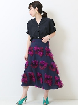 JOURNAL STANDARD 本社スタッフBさん（レディース・160cm）の春コーディネート