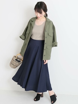 JOURNAL STANDARD 本社スタッフBさん（レディース・160cm）の春コーディネート