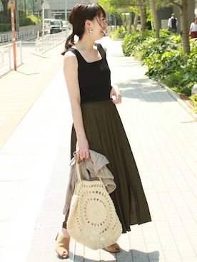 JOURNAL STANDARD 本社スタッフBさん（レディース・160cm）の春コーディネート