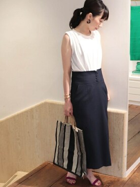 JOURNAL STANDARD 本社スタッフBさん（レディース・160cm）の夏コーディネート