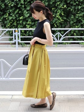 JOURNAL STANDARD 本社スタッフBさん（レディース・160cm）の夏コーディネート