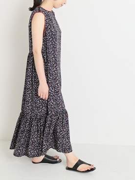 「OKIRAKU（オキラク）のアイテム」を使った、JOURNAL STANDARD 本社スタッフBさん（レディース・160cm）の夏コーディネート