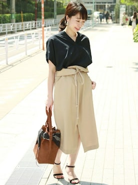 JOURNAL STANDARD 本社スタッフBさん（レディース・160cm）の夏コーディネート