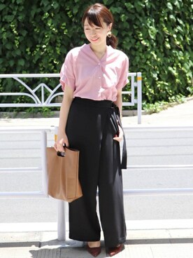 JOURNAL STANDARD 本社スタッフBさん(レディース・160cm)の夏コーディネート