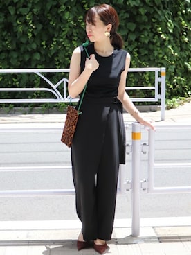 「journal standard L'essage（ジャーナルスタンダードレサージュ）のアイテム」を使った、JOURNAL STANDARD 本社スタッフBさん（レディース・160cm）の夏コーディネート