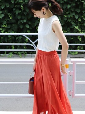 JOURNAL STANDARD 本社スタッフBさん(レディース・160cm)の夏コーディネート