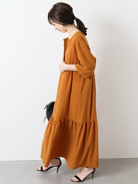 「journal standard L'essage（ジャーナルスタンダードレサージュ）のアイテム」を使った、JOURNAL STANDARD 本社スタッフBさん（レディース・160cm）の夏コーディネート