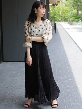 JOURNAL STANDARD 本社スタッフBさん(レディース・160cm)の夏コーディネート