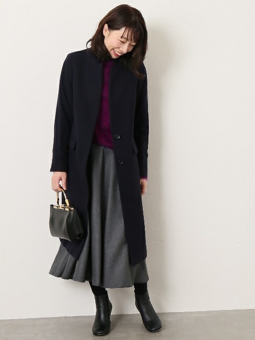 ジャーナルスタンダード　レサージュ　カシミヤ　　　MENCHI コート journal standard L'essage（ジャーナルスタンダードレサージュ