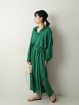 「journal standard L'essage（ジャーナルスタンダードレサージュ）のアイテム」を使った、JOURNAL STANDARD 本社スタッフBさん（レディース・160cm）の夏コーディネート