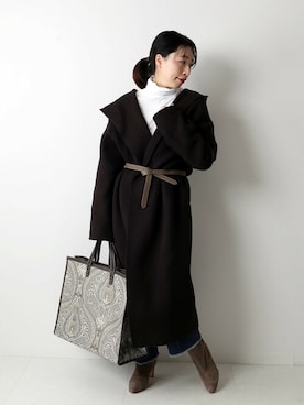 「ADAWAS（アダワズ）のアイテム」を使った、JOURNAL STANDARD 本社スタッフBさん（レディース・160cm）の秋コーディネート