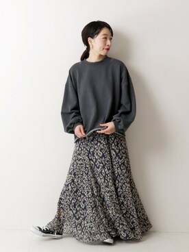 「journal standard L'essage（ジャーナルスタンダードレサージュ）のアイテム」を使った、JOURNAL STANDARD 本社スタッフBさん（レディース・160cm）の冬コーディネート