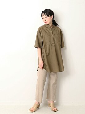 JOURNAL STANDARD 本社スタッフBさん（レディース・157cm）の春コーディネート