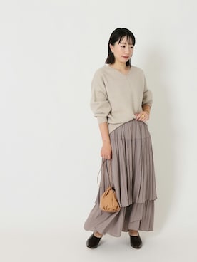 JOURNAL STANDARD 本社スタッフBさん（レディース・157cm）の秋コーディネート