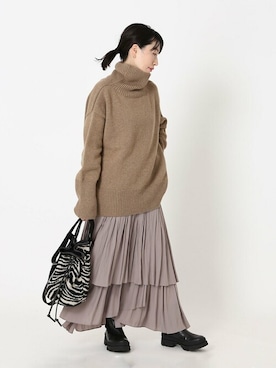 JOURNAL STANDARD 本社スタッフBさん（レディース・157cm）の秋コーディネート