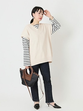 JOURNAL STANDARD 本社スタッフBさん(レディース・157cm)の冬コーディネート