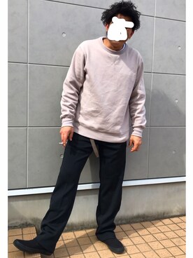 「フレッドペリー」｜「アイテム（スリッポン）」を使った、Ryuさん（メンズ・172cm）の春コーディネート