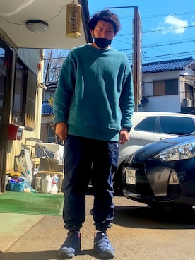 「ノースフェイス」｜Ryuさん（メンズ・172cm）の春コーディネート