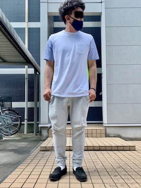 「ALOYE（アロイ）のアイテム」を使った、Ryuさん（メンズ・172cm）の夏コーディネート