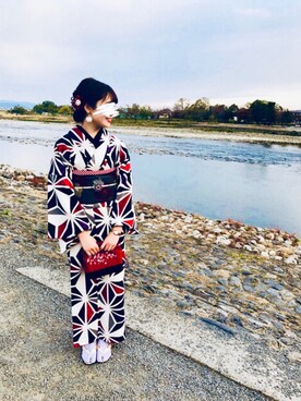Yuzuka Kashiwagiさんの（kimono | キモノ）を使ったコーディネート