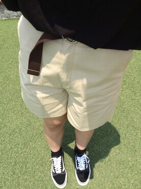 「VANS（バンズ）のアイテム（スニーカー、ブラック系）」を使った、sako9さん（レディース・165cm）の春コーディネート