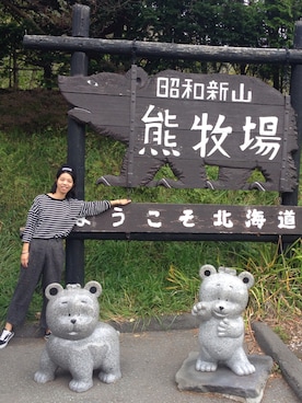 「VANS（バンズ）のアイテム（スニーカー、ブラック系）」を使った、sako9さん（レディース・165cm）の秋コーディネート