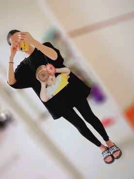 「アイテム（チノパンツ）」を使った、xinさん（レディース・160cm・20代）の夏コーディネート