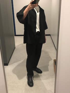 「夏」｜「GU（ジーユー）のアイテム（その他アウター）」を使った、gawasano86さん（メンズ・172cm・20代）の春コーディネート