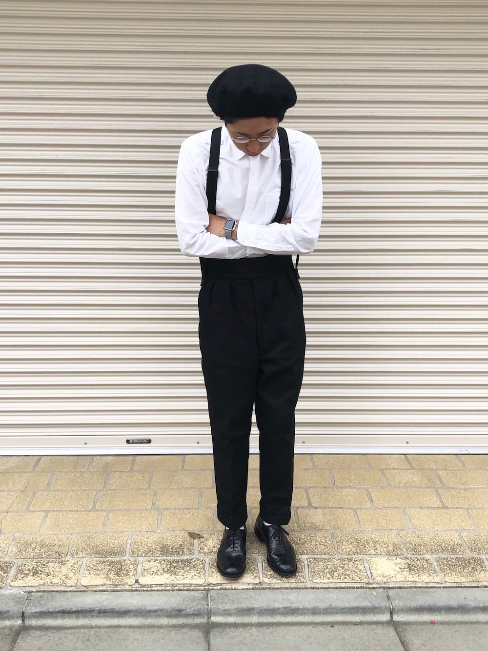 COMOLI サスペンダー COMOLI - COMOLI デニムオーバーパンツ