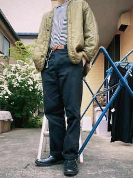 「アイテム（ローファー）」を使った、ns187828さん（メンズ・171cm・10代）の春コーディネート