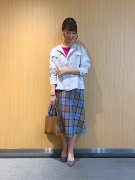 sakiさん（レディース・163cm）の春コーディネート