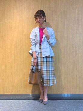 sakiさん（レディース・163cm）の春コーディネート