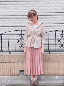 「テチチ(Te chichi)」｜「アイテム（財布/小物）」を使った、sakiさん（レディース・163cm）の春コーディネート