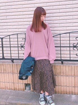 「Te chichi（テチチ）のアイテム（デニムジャケット）」を使った、sakiさん（レディース・163cm）の春コーディネート