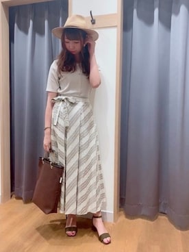 sakiさん（レディース・163cm）の夏コーディネート