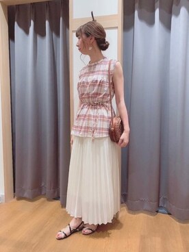 sakiさん（レディース・163cm）の夏コーディネート