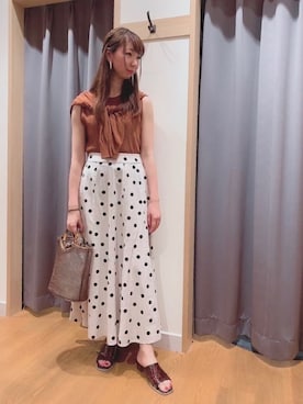 sakiさん（レディース・163cm）の夏コーディネート