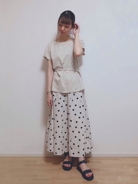 sakiさん（レディース・163cm）の夏コーディネート
